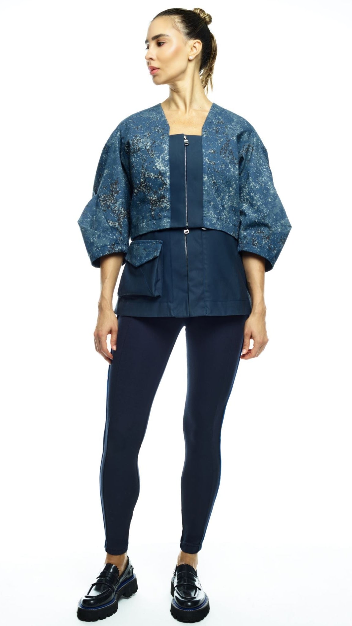 MULTIFUNCTIONAL JACKET BLUE/NAVY