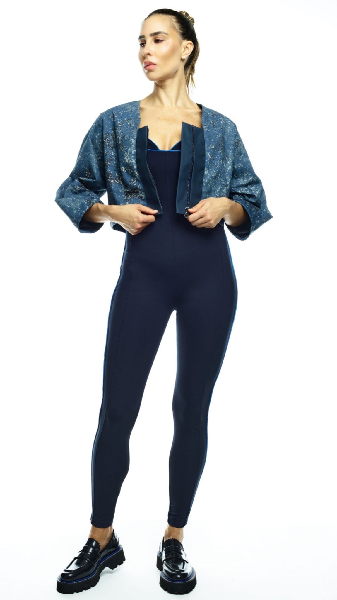 MULTIFUNCTIONAL JACKET BLUE/NAVY