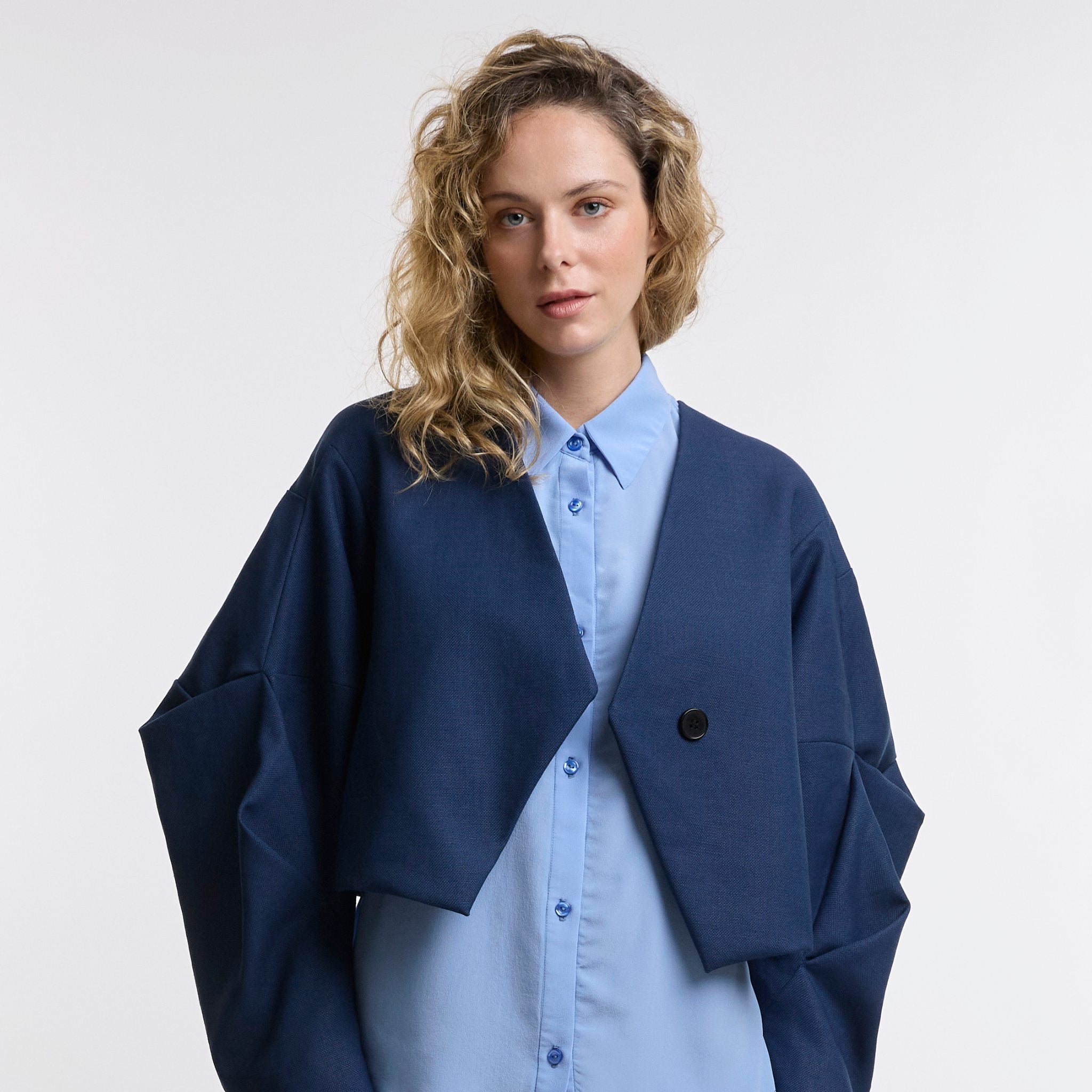 CROP WRAP JACKET
