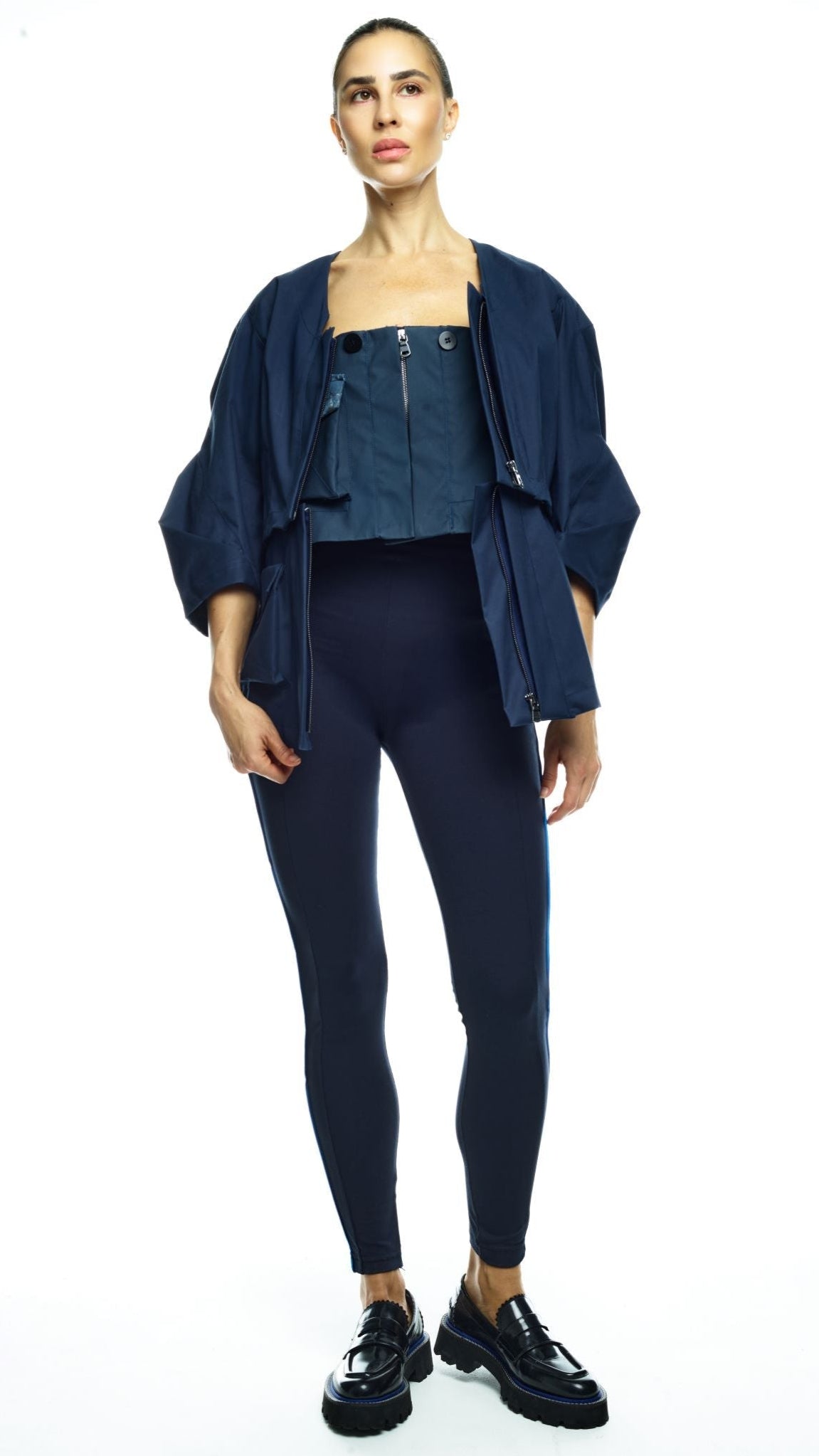 MULTIFUNCTIONAL JACKET NAVY