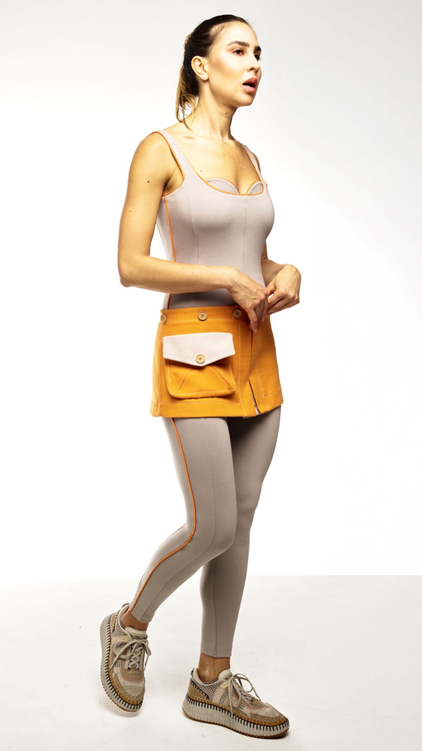 FITTED JUMPSUIT- FULL LENGTH