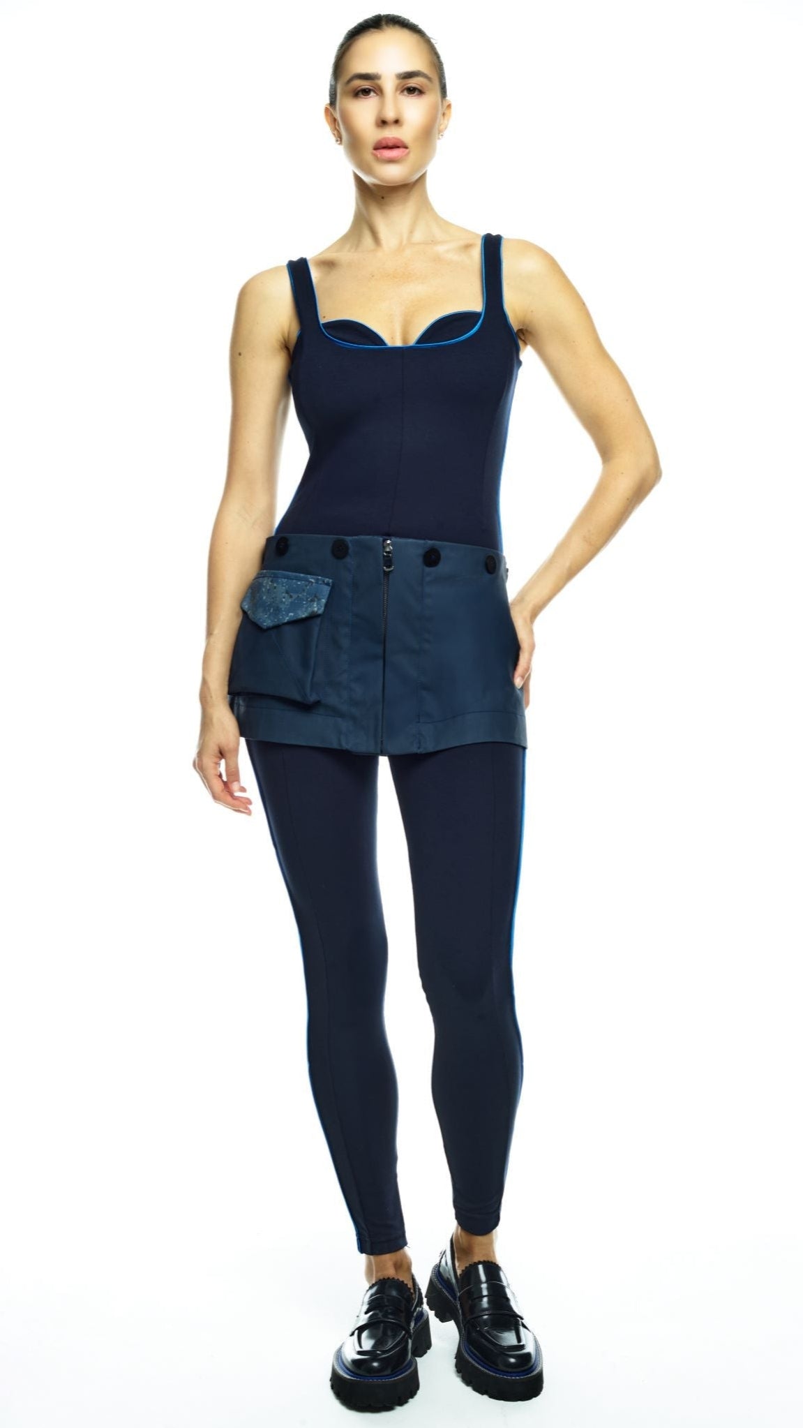 MULTIFUNCTIONAL JACKET BLUE/NAVY